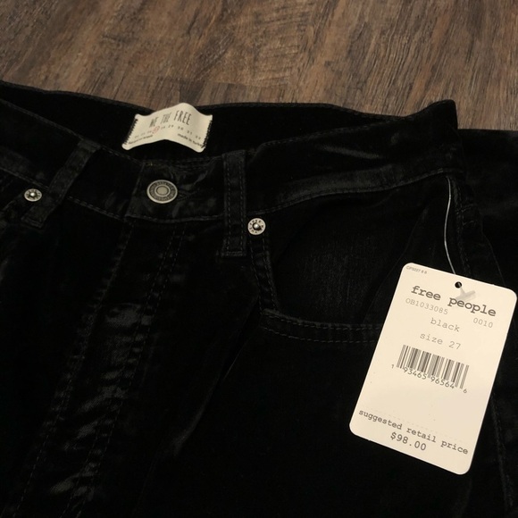 Free People Velvet Skinny Jeans - NWT - Picture 7 of 7